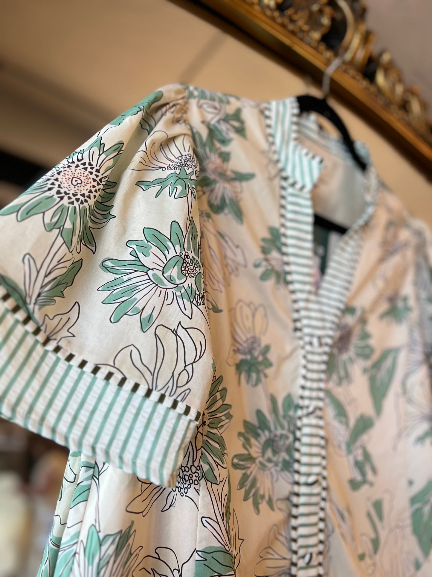 Sage Blossom Dress