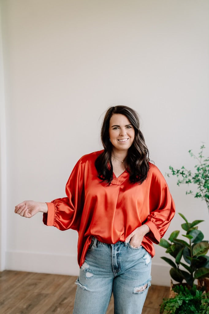 Always a classic satin top