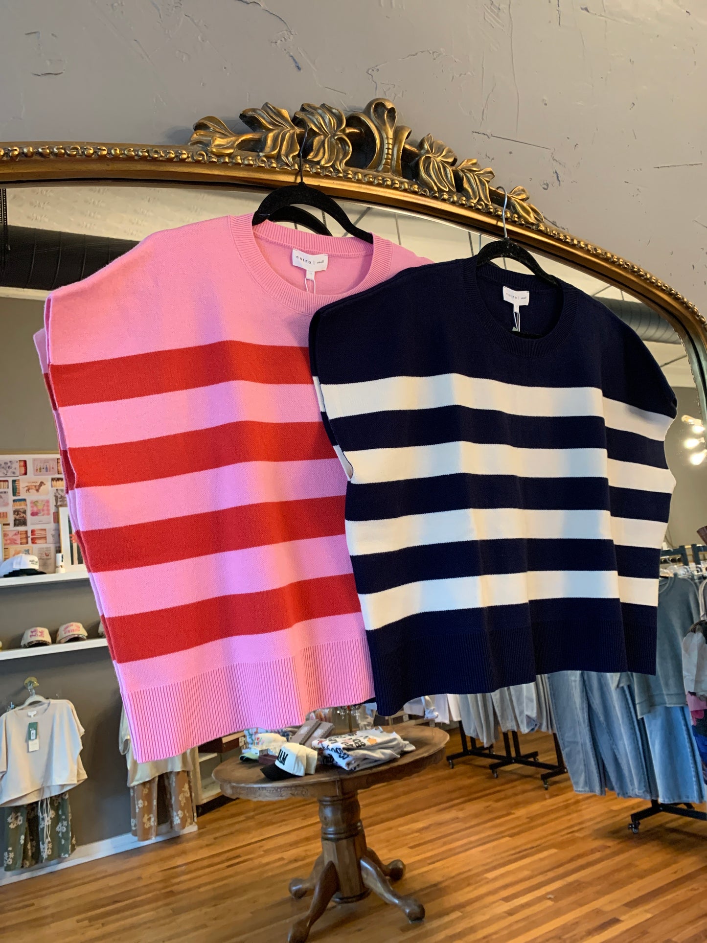 Steady Striped Sweater Top