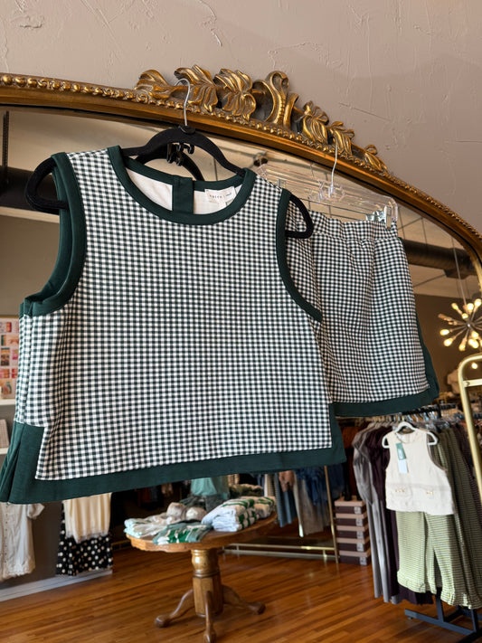 Green Gingham SET