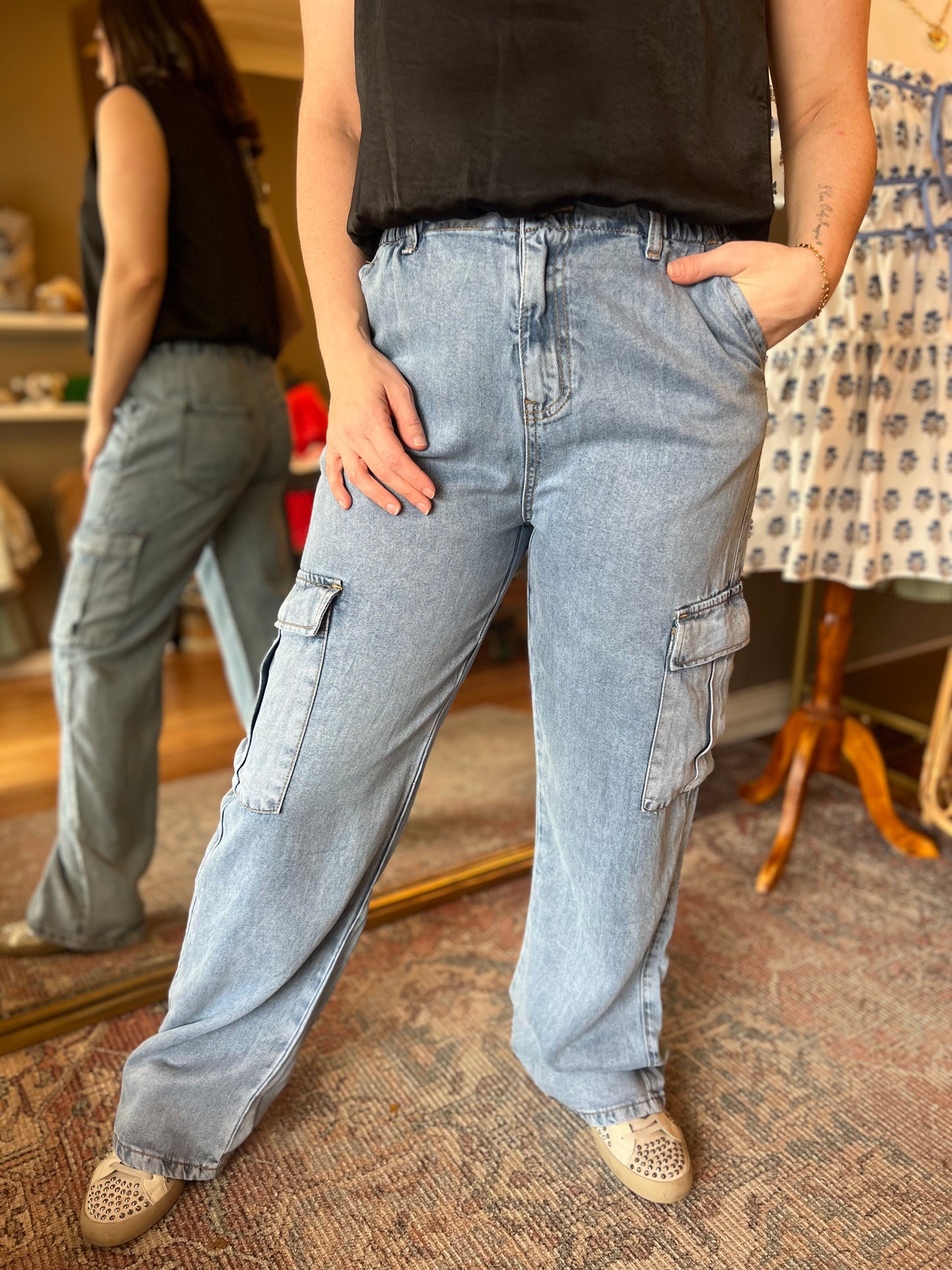 Tencel Cargo Pants