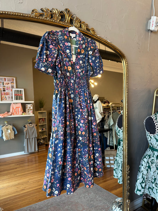 Floral Navy Dress