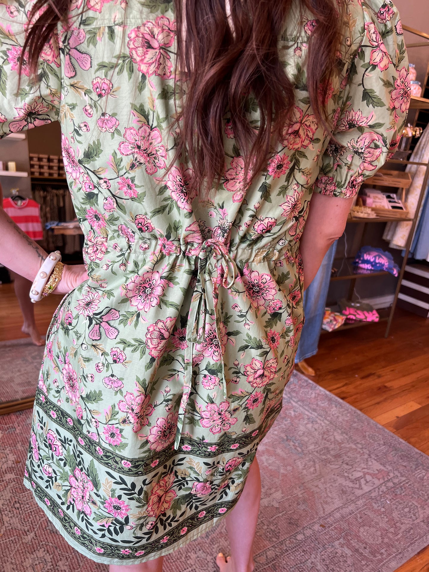 Matcha In The Garden Dress
