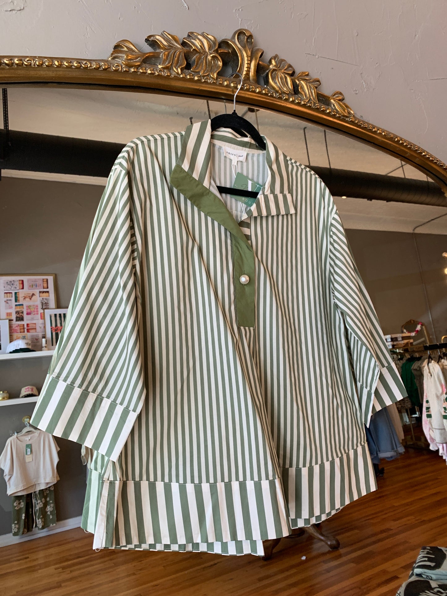 Olive Pearl Top