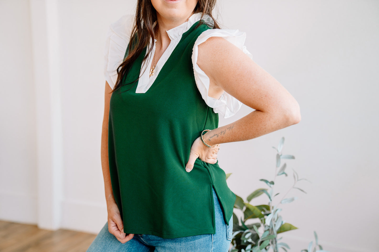 Gameday Green Top