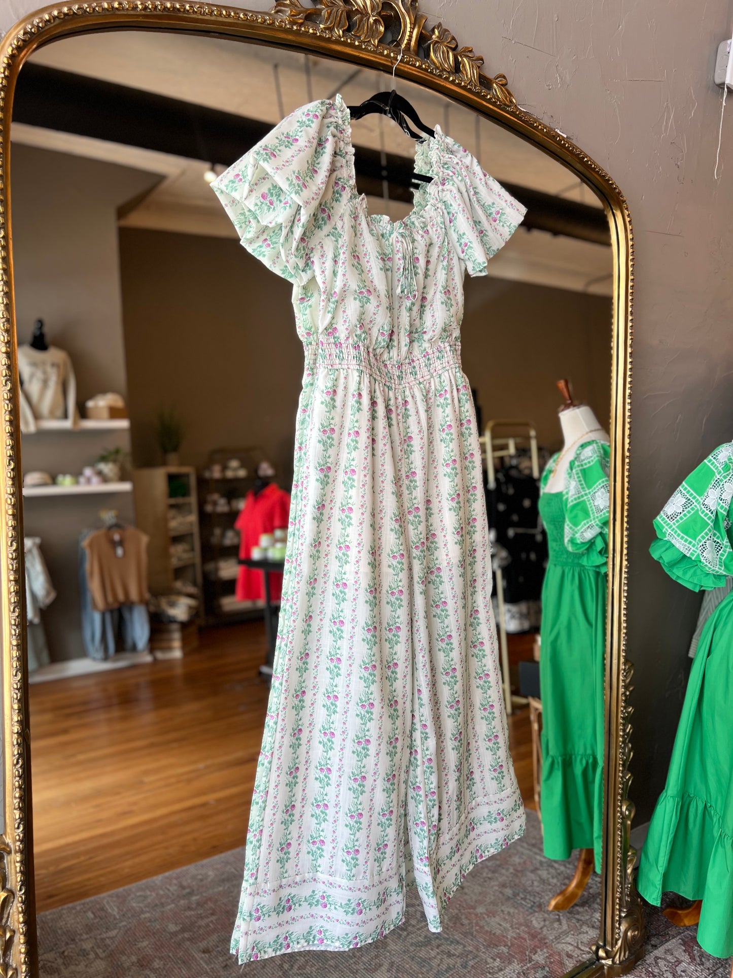 Flutter And Floral Jumpsuit