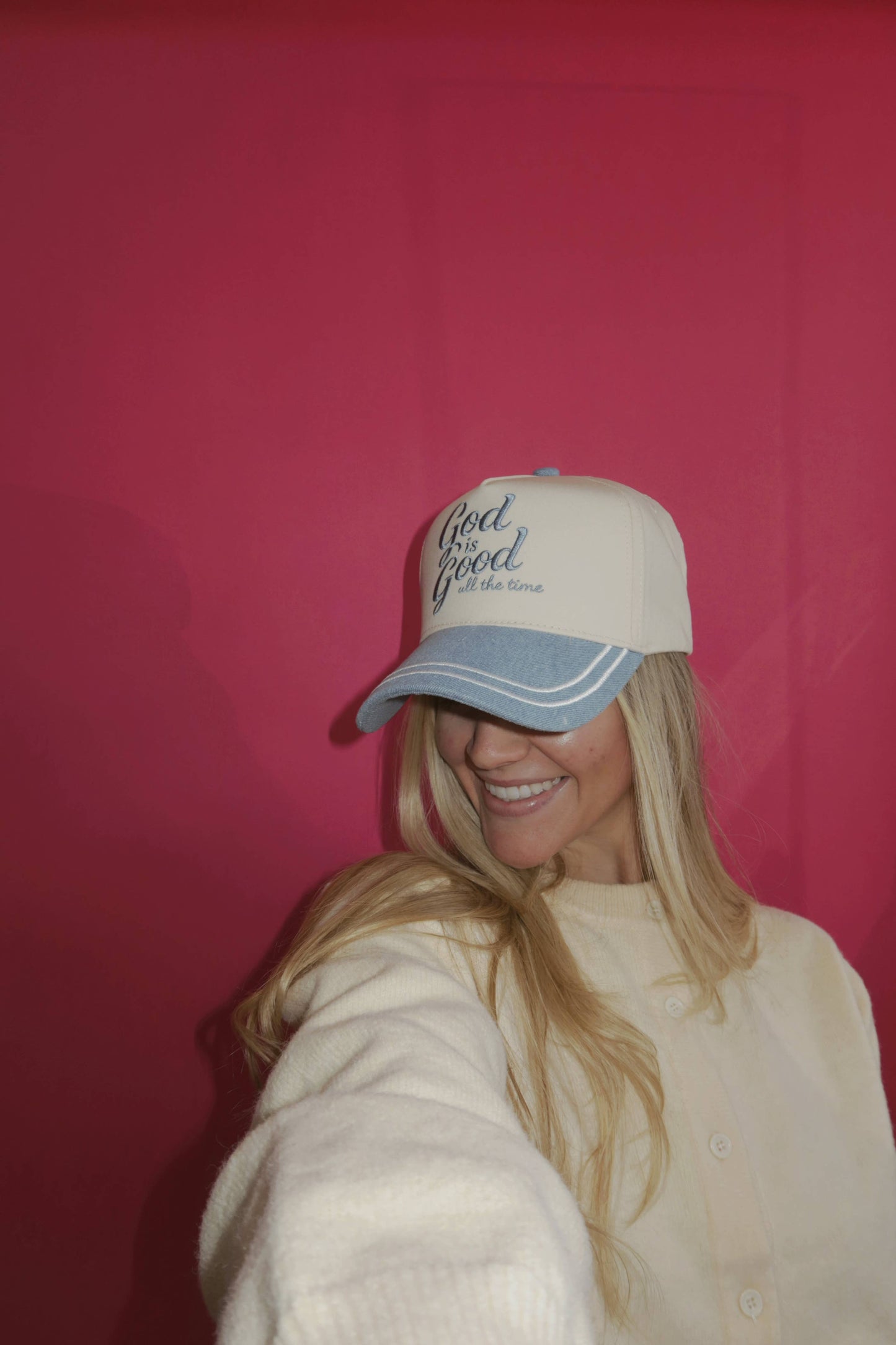 God is GOOD Denim Hat