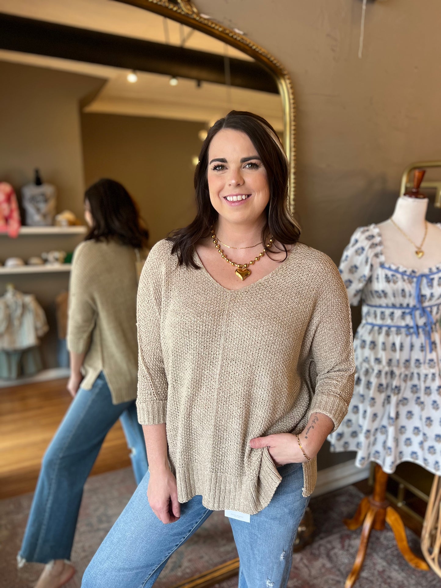 Oatmeal Spring Sweater