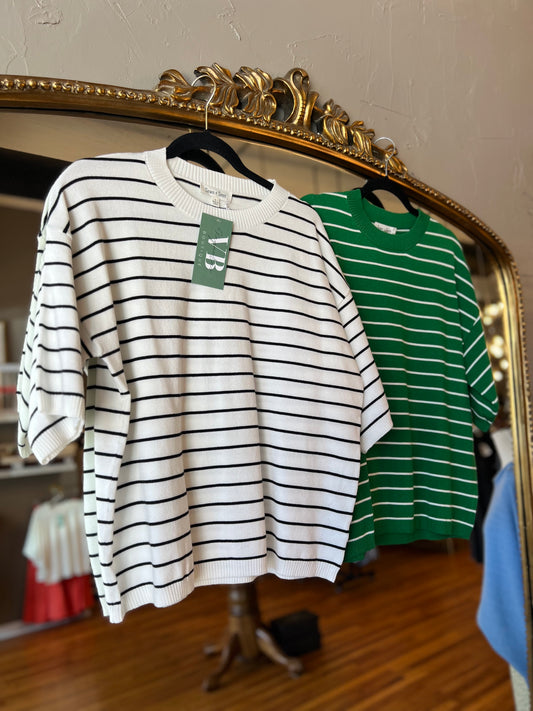 Luxe Stripe Knit Top