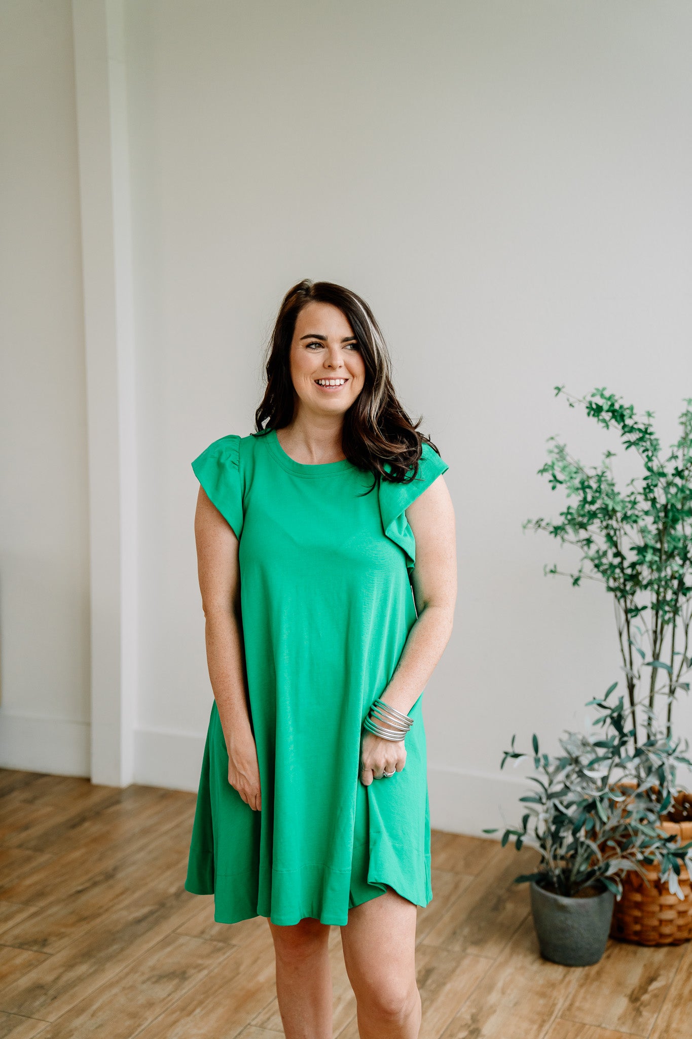 Capsule Ruffle Sleeve Dress