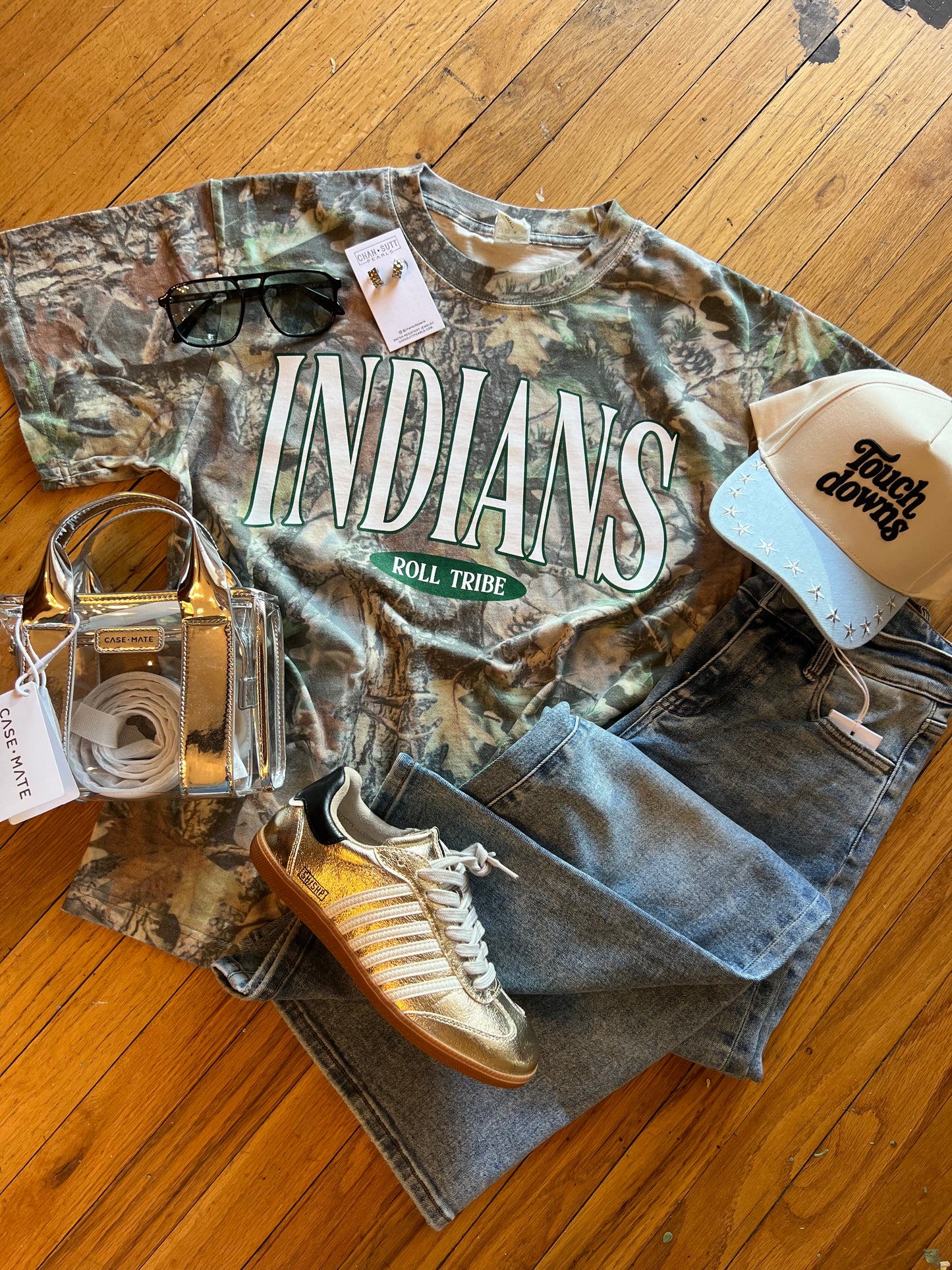Camo Indians Tee