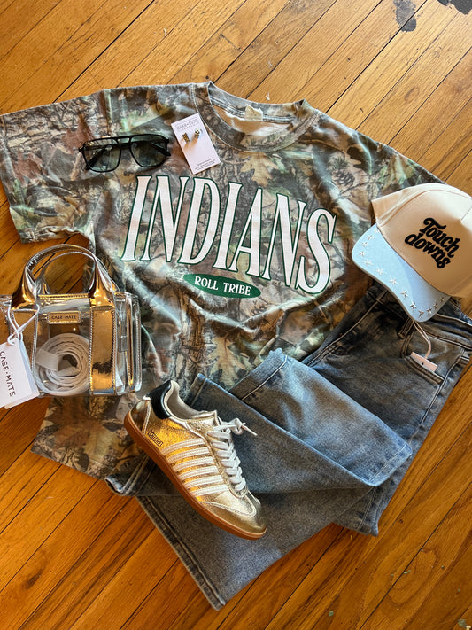 Camo Indians Tee