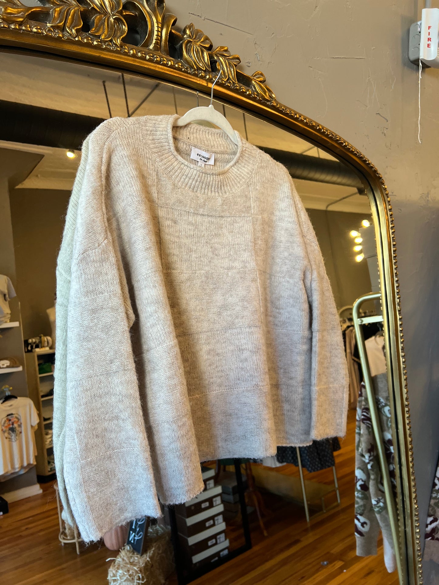 Oatmeal Chex Sweater