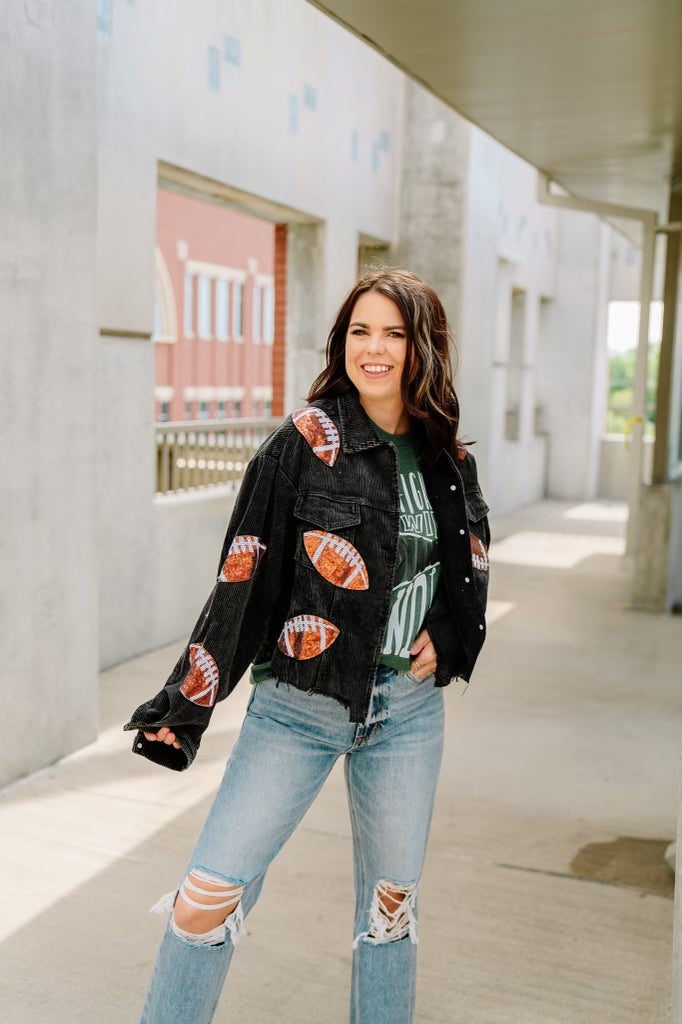 Football Fever Sequin Jacket