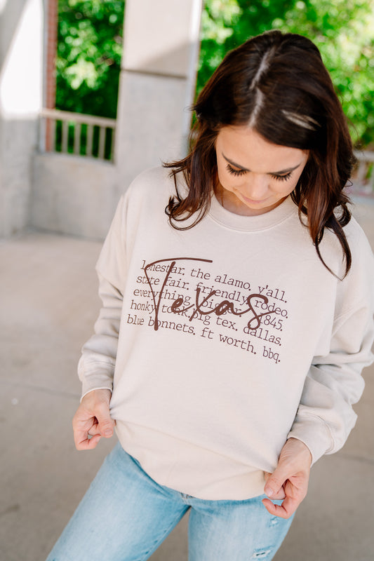All About Texas Crewneck