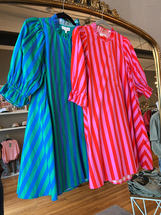 Color Pop Stripe Dress