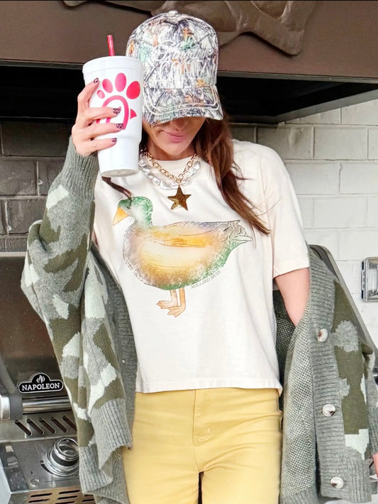 Mallard Muse Crop Tee