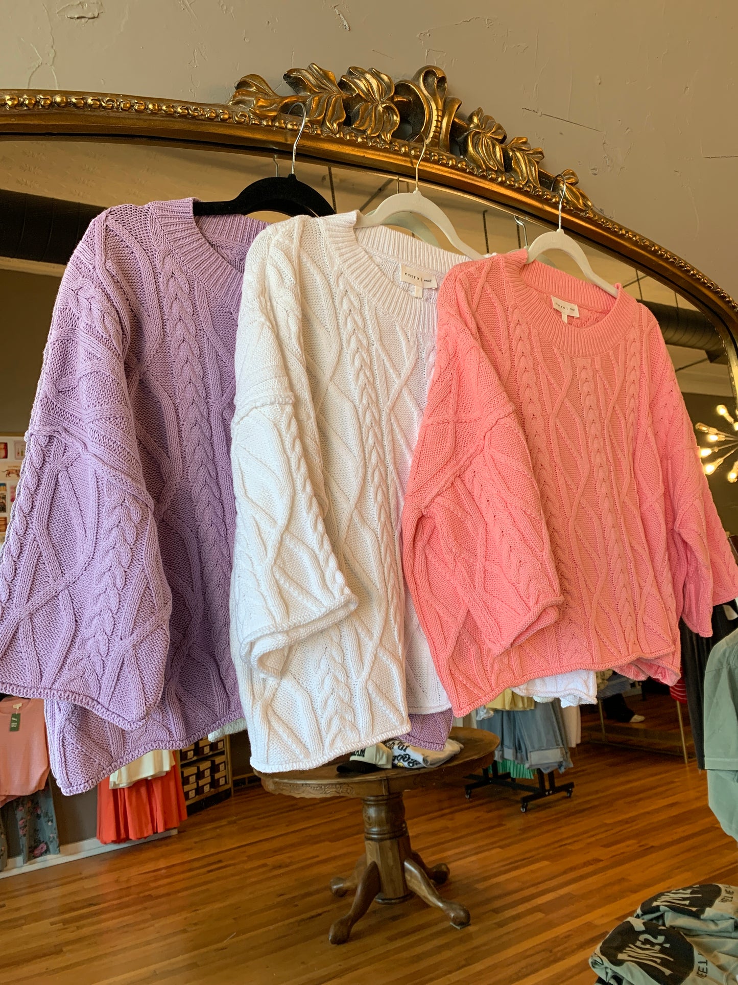 Spring Cable Sweater