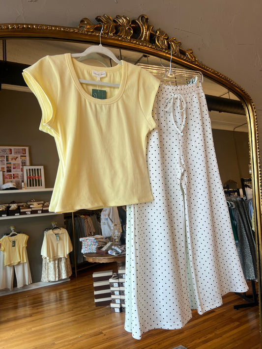 Relaxed Polka Pants