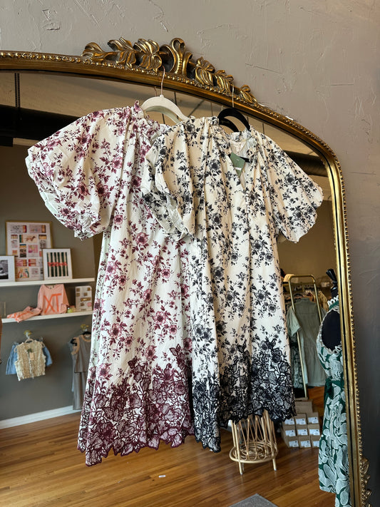 Lace Floral Dress