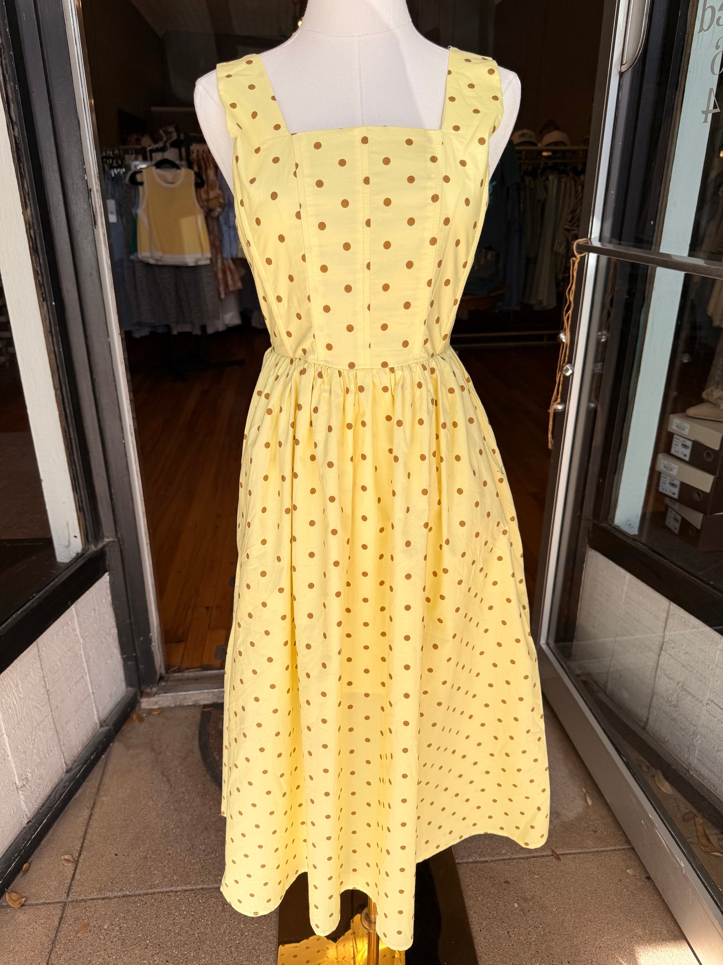 Lemon Drop Dot Dress