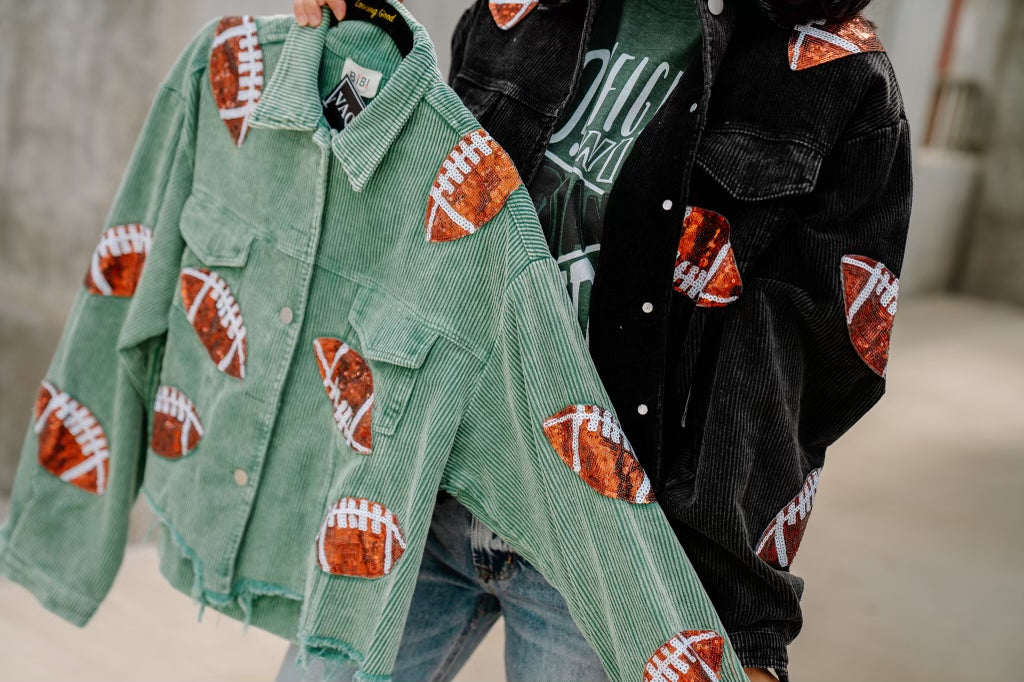 Football Fever Sequin Jacket