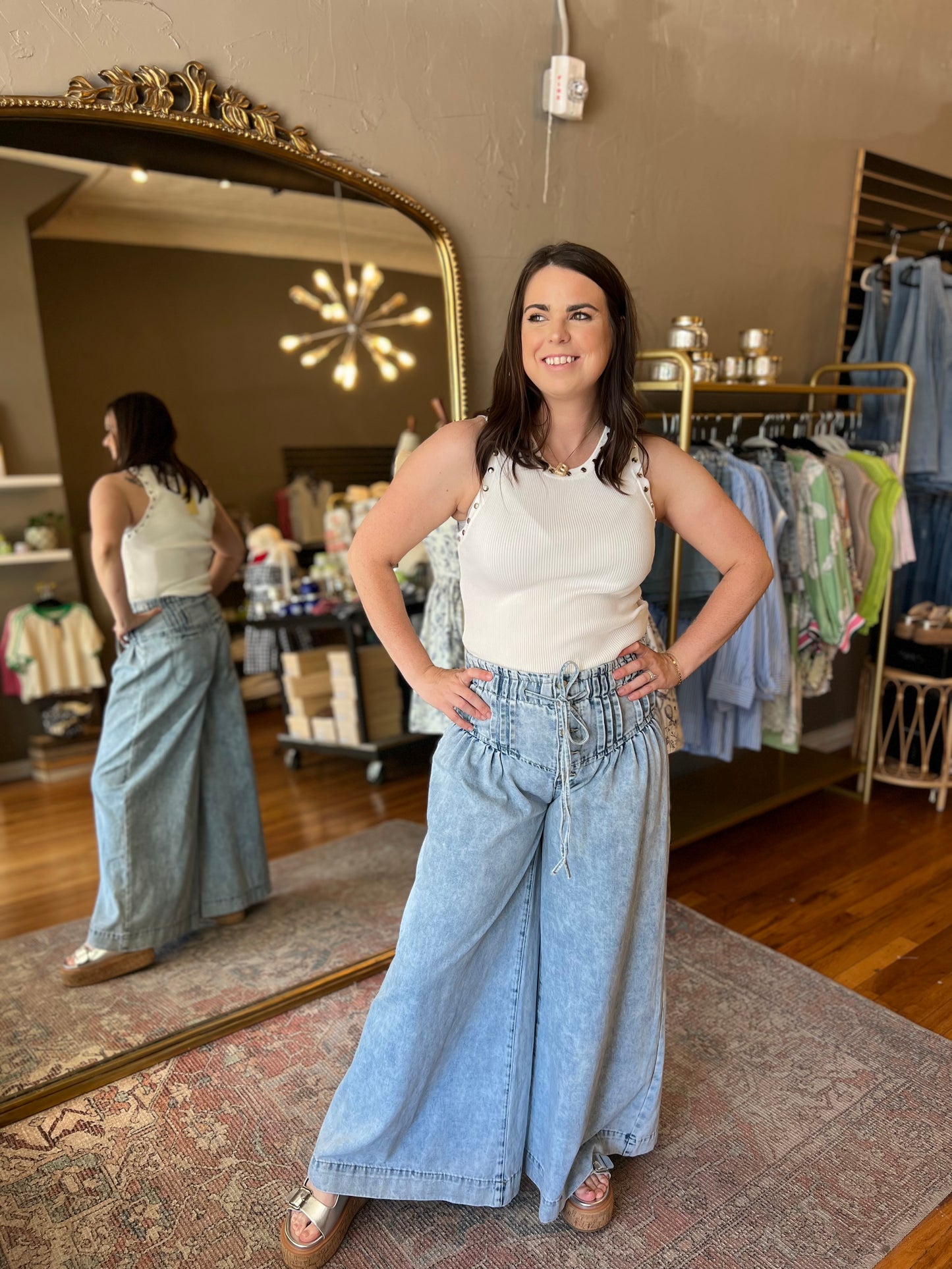 Mineral Pleat Pants