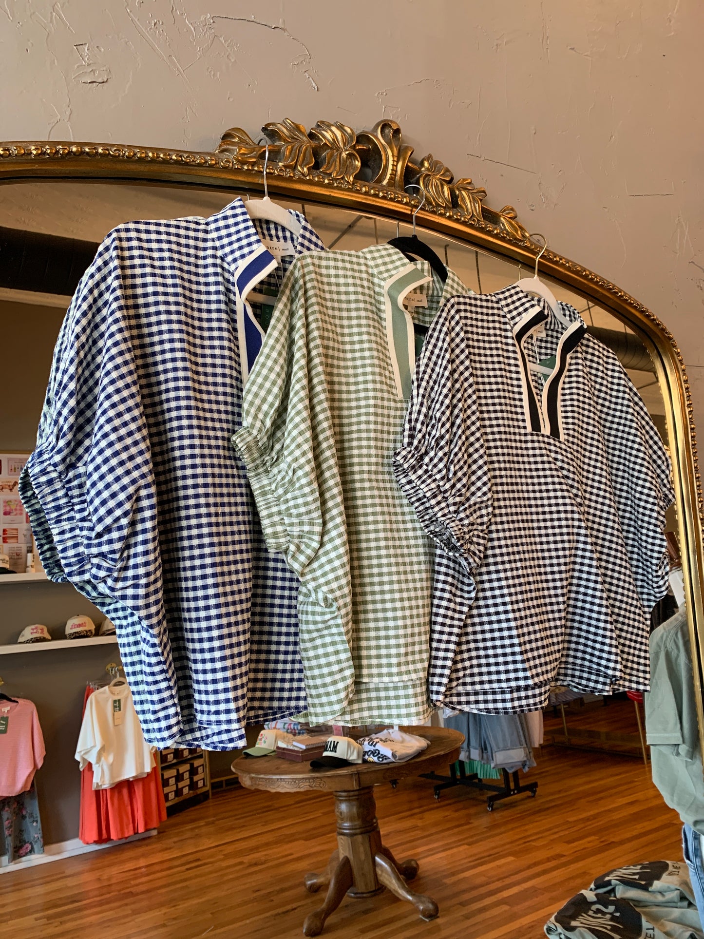Giddy Gingham Top