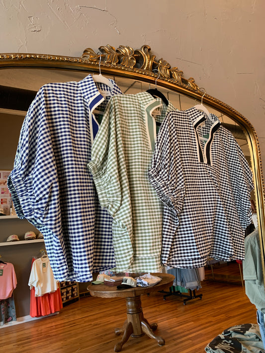 Giddy Gingham Top