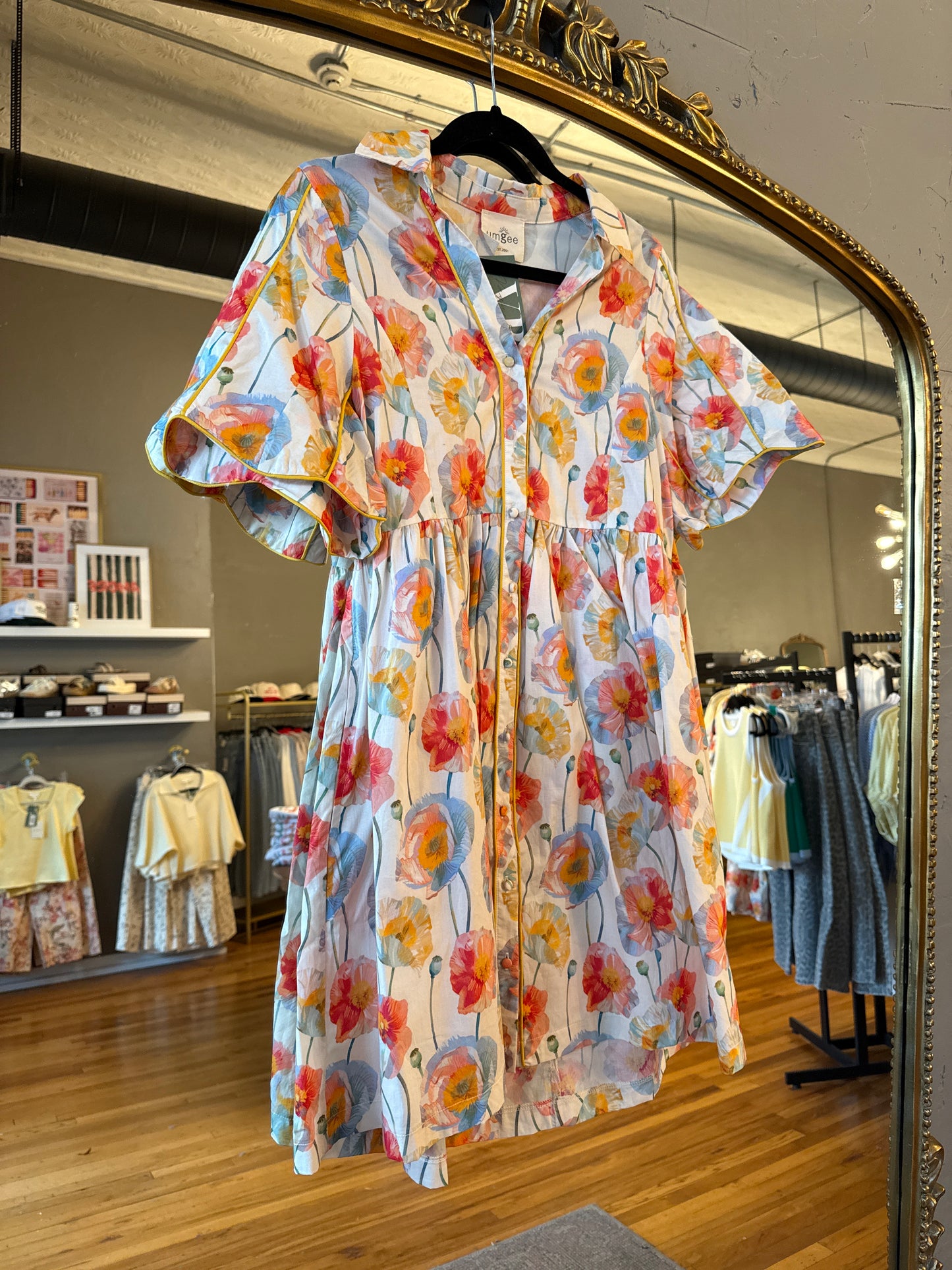 Water Color Florals Dress