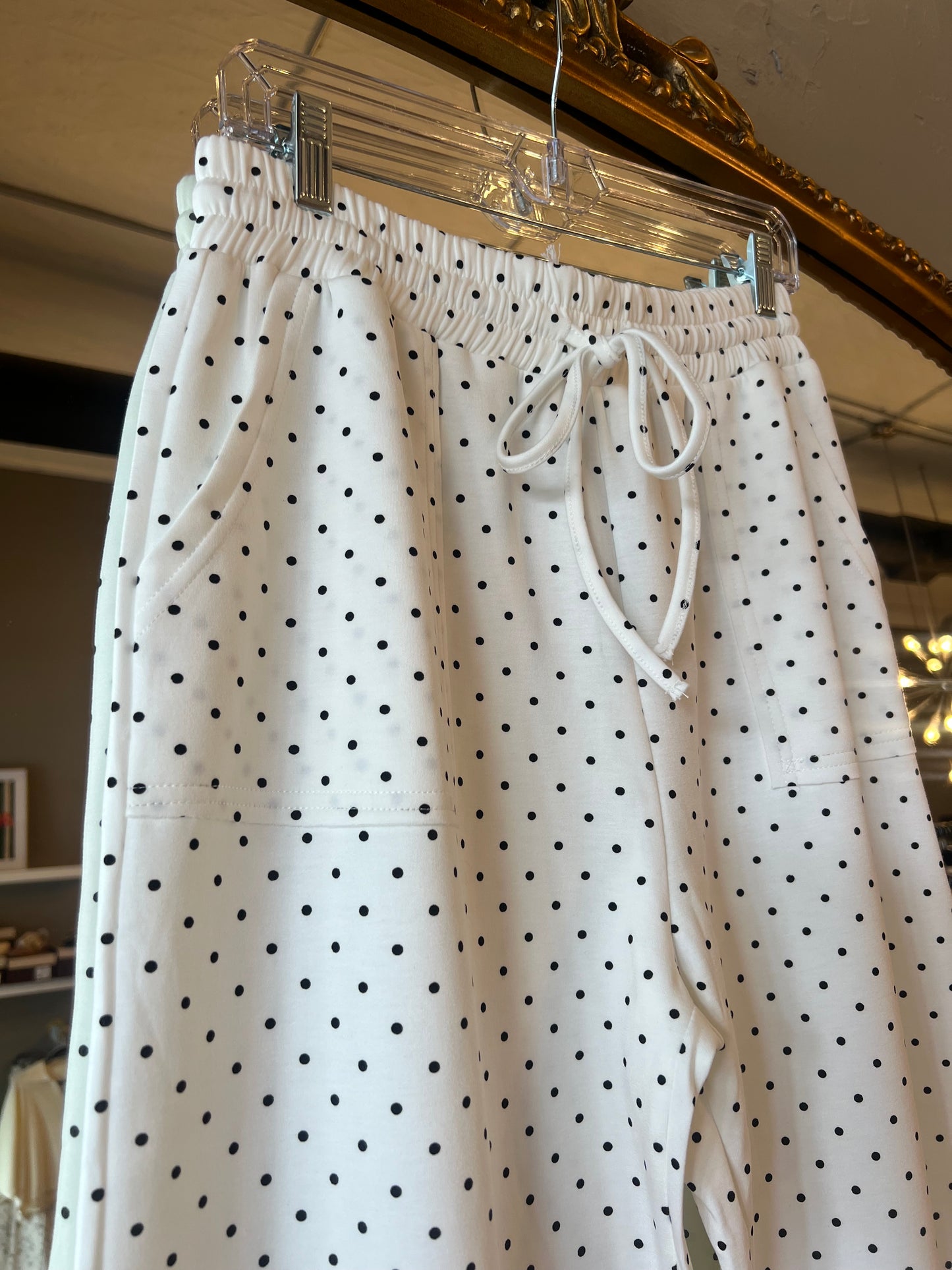 Relaxed Polka Pants