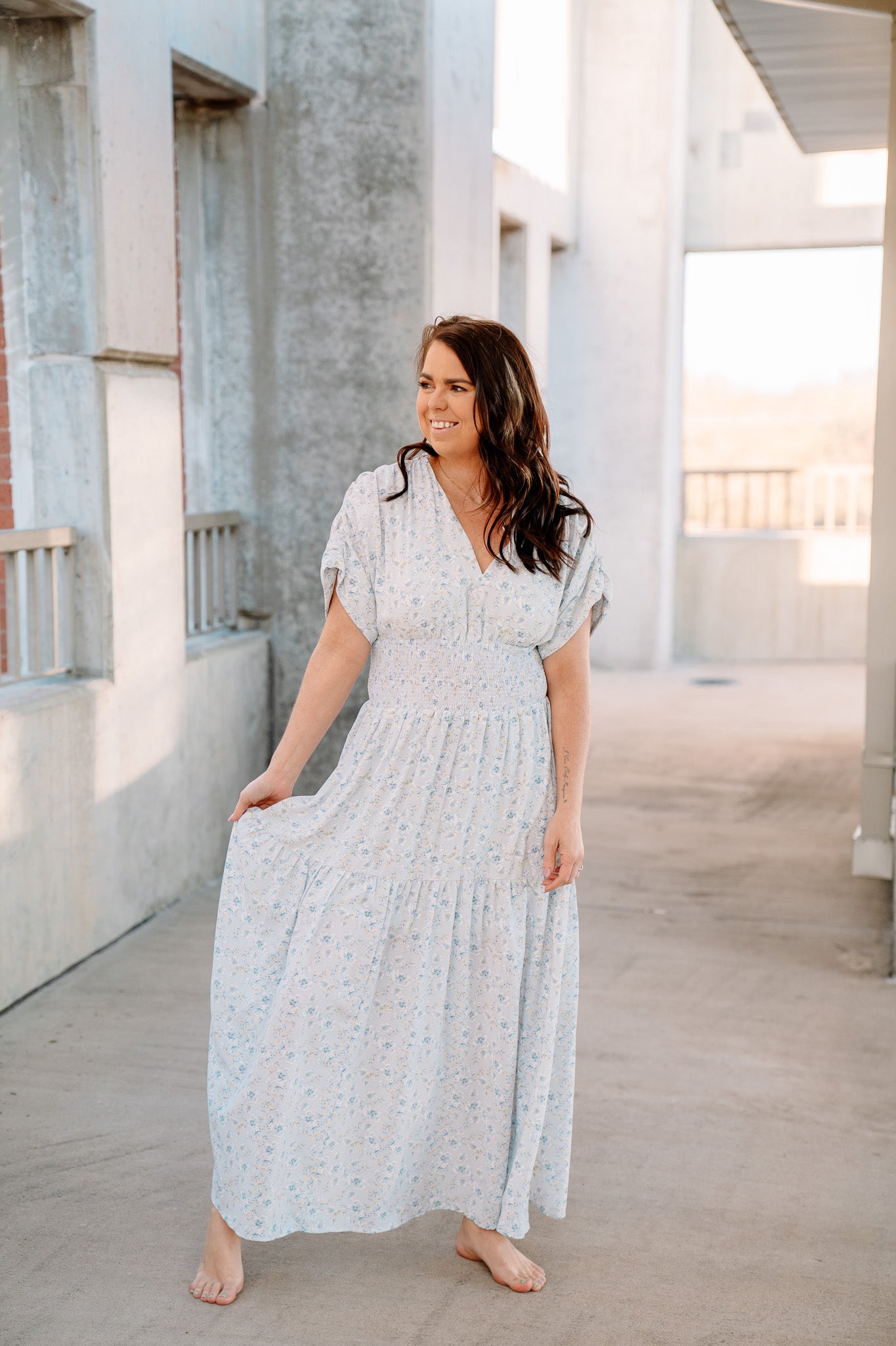 Misty Blue Dress