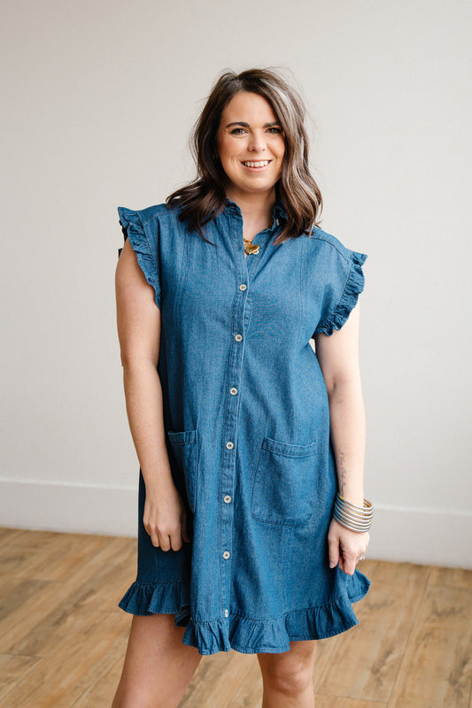Denim Date Dress