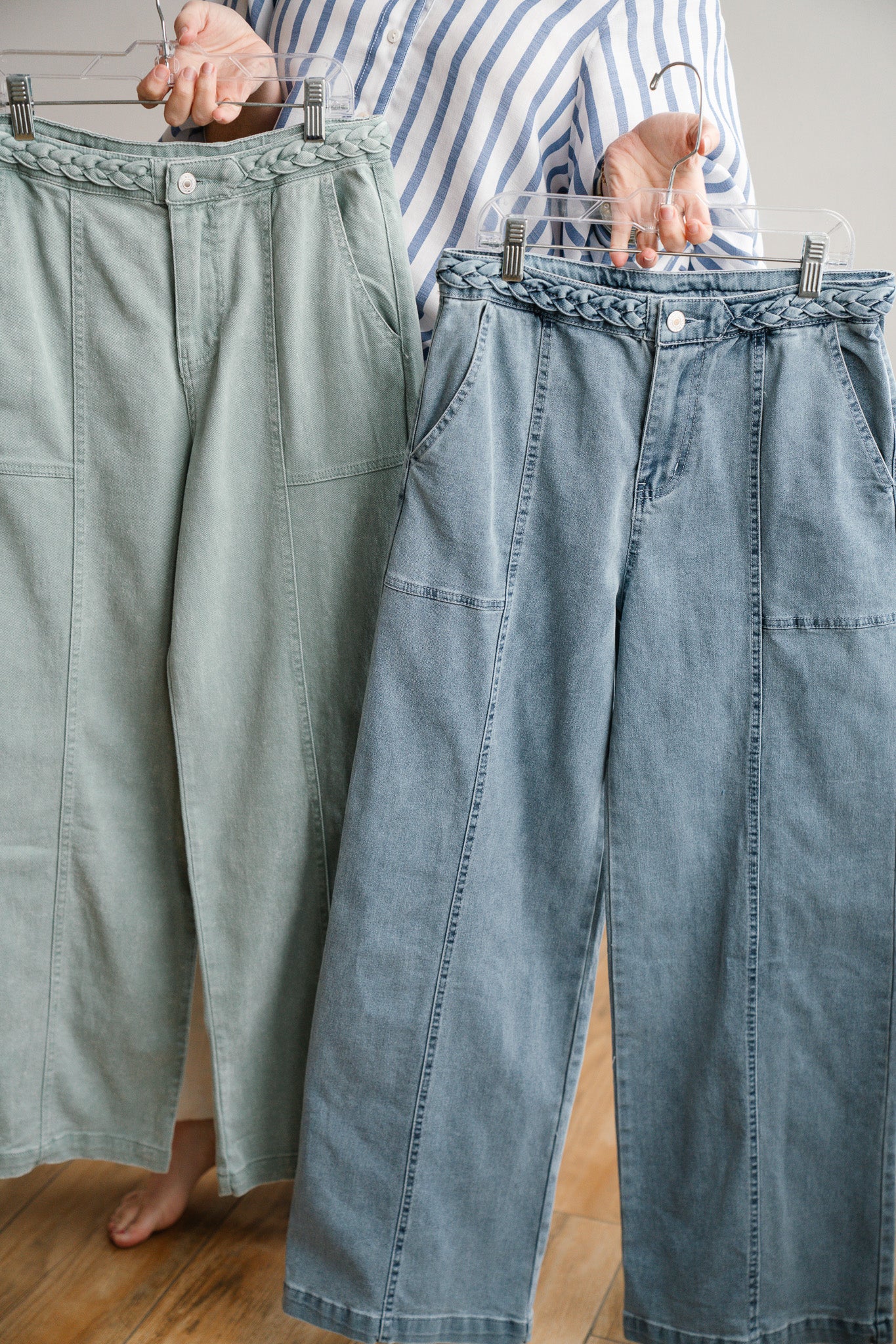 Spring Braided Waist Pant