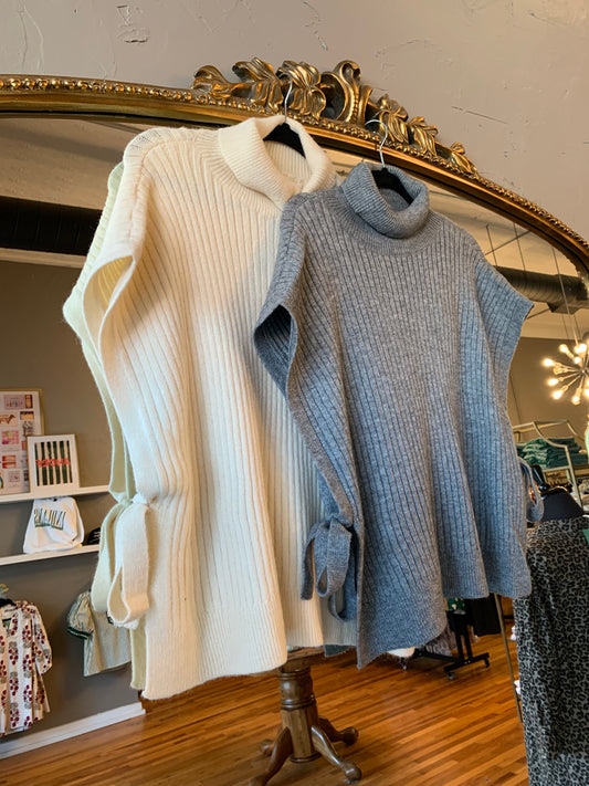 Turtle Neck Sweater Vest