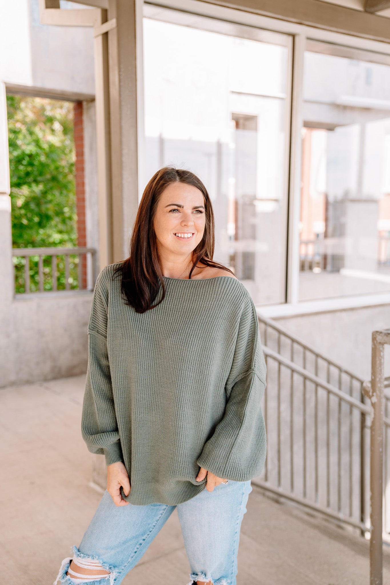 Bubble Sleeve Sweater