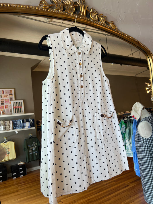 Collar Dot Dress