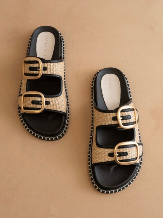 The Daytona Black Sandal