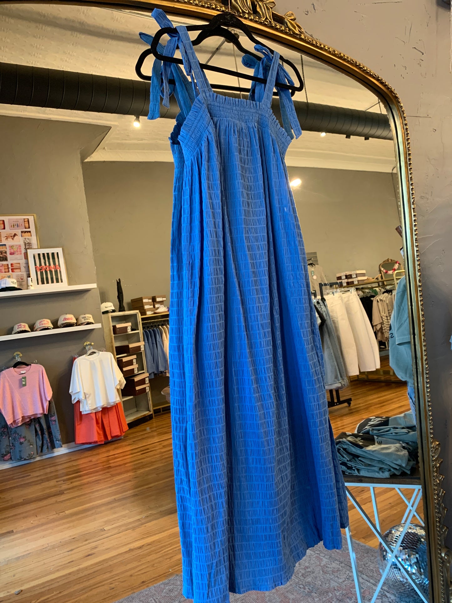 Ocean Crinkle Dress