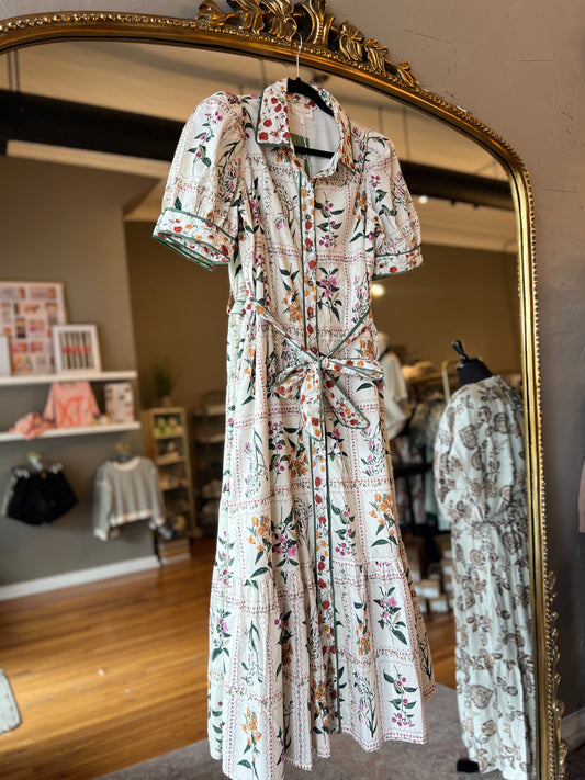 Wildflower Dreams Floral Midi Dress