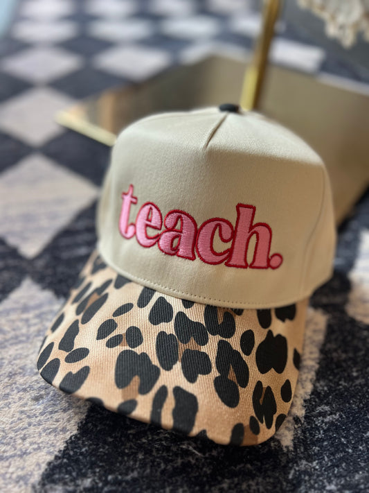 Teach Leopard Hat