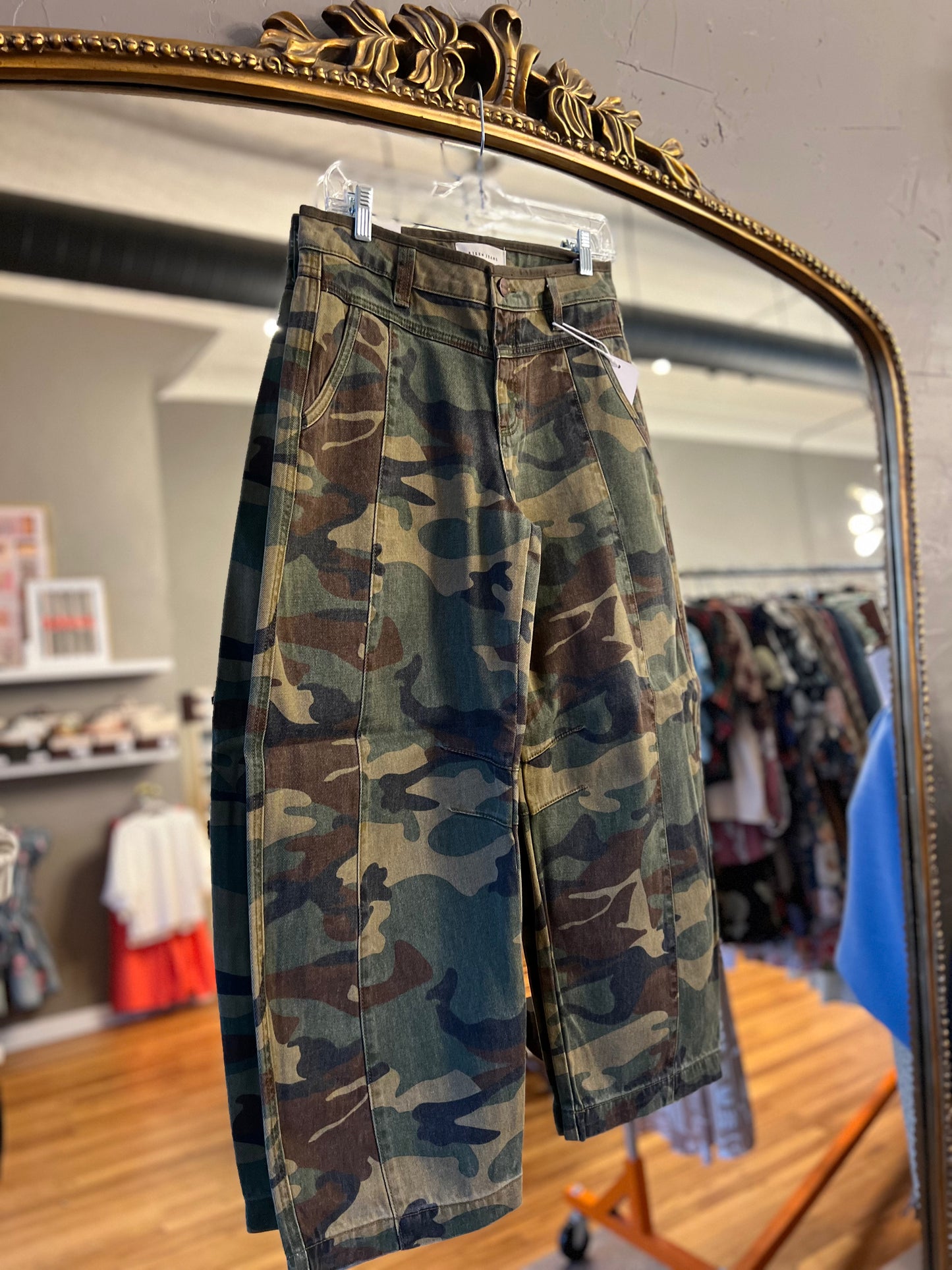 Camo Barrel Pants