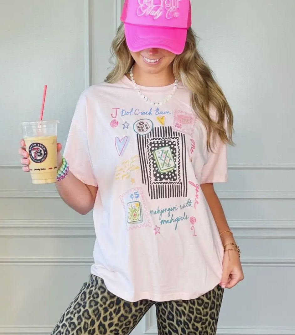 Mahjong Collage Tee
