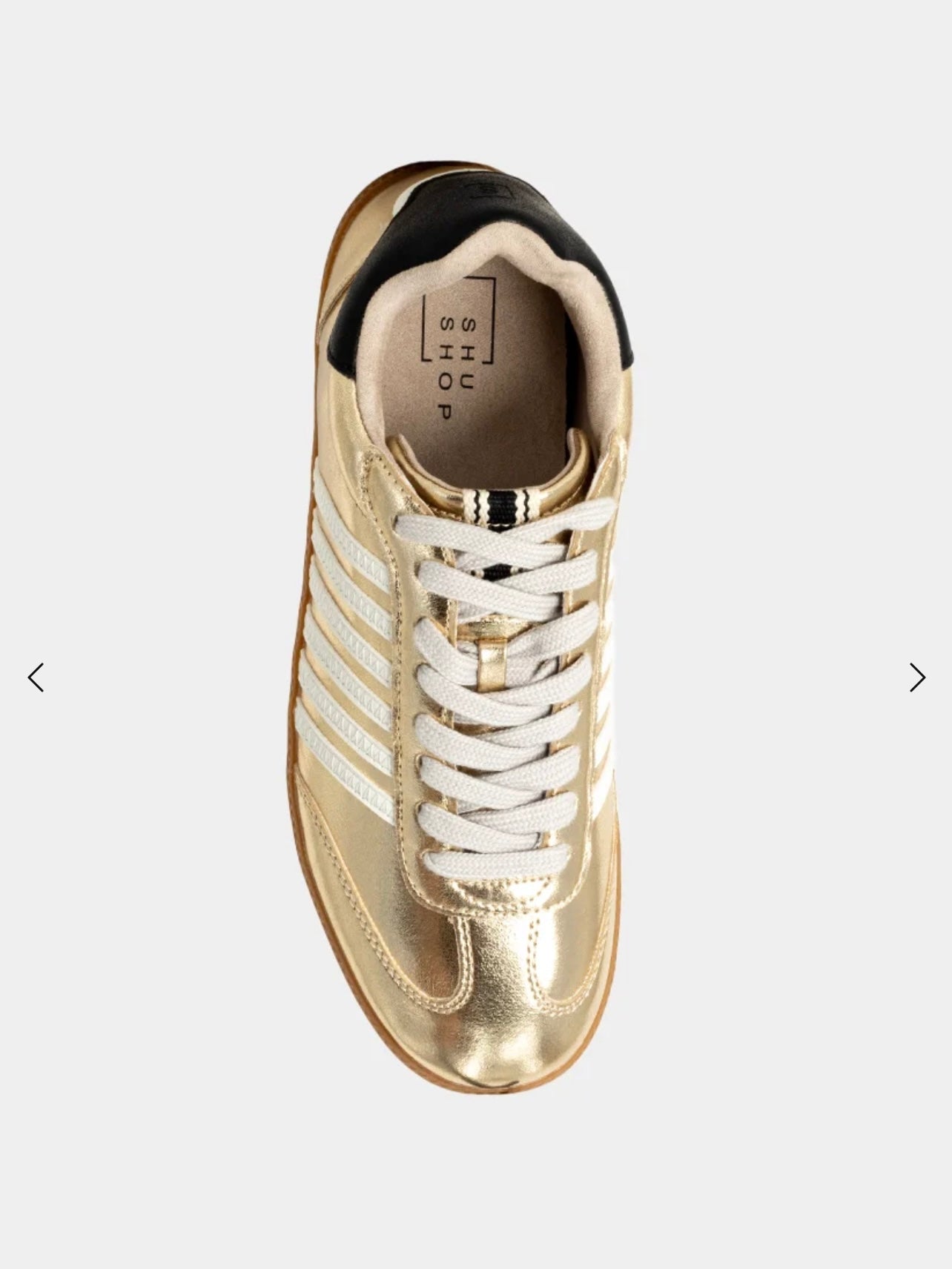 ShuShop Stevie Gold Sneaker