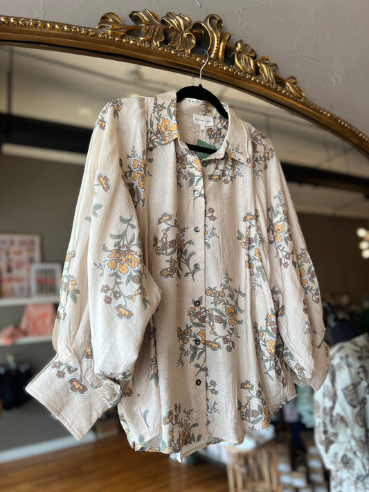 Mary Floral Top
