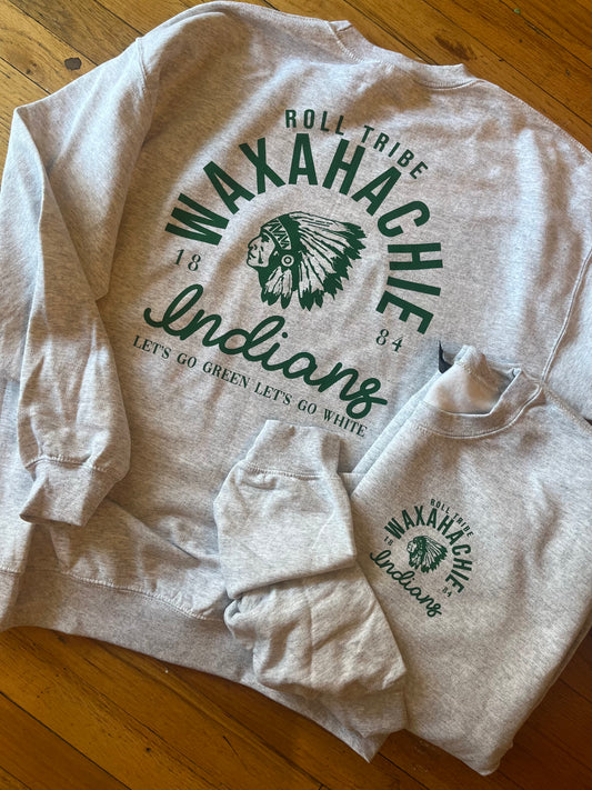 Indians Front Back Sweatshirt