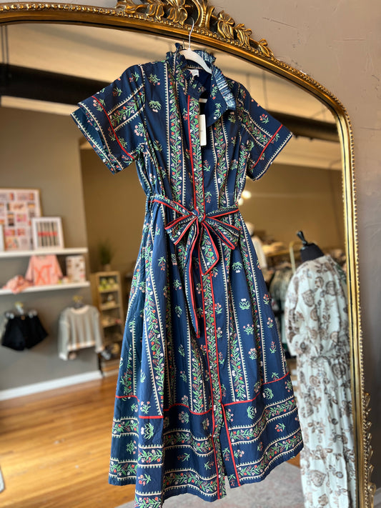 Navy Midi Dress