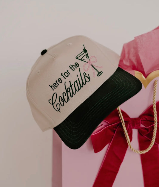Here for the Cocktails Hat
