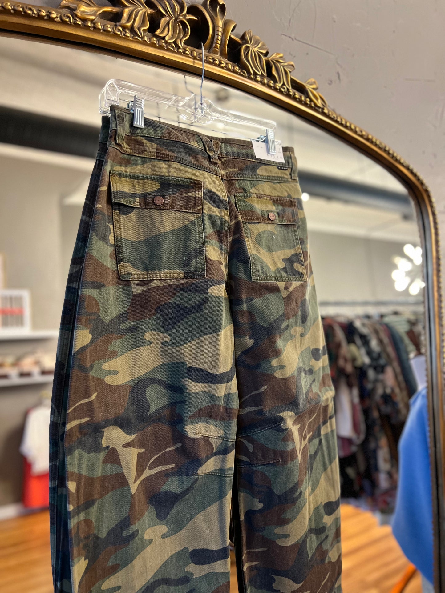 Camo Barrel Pants