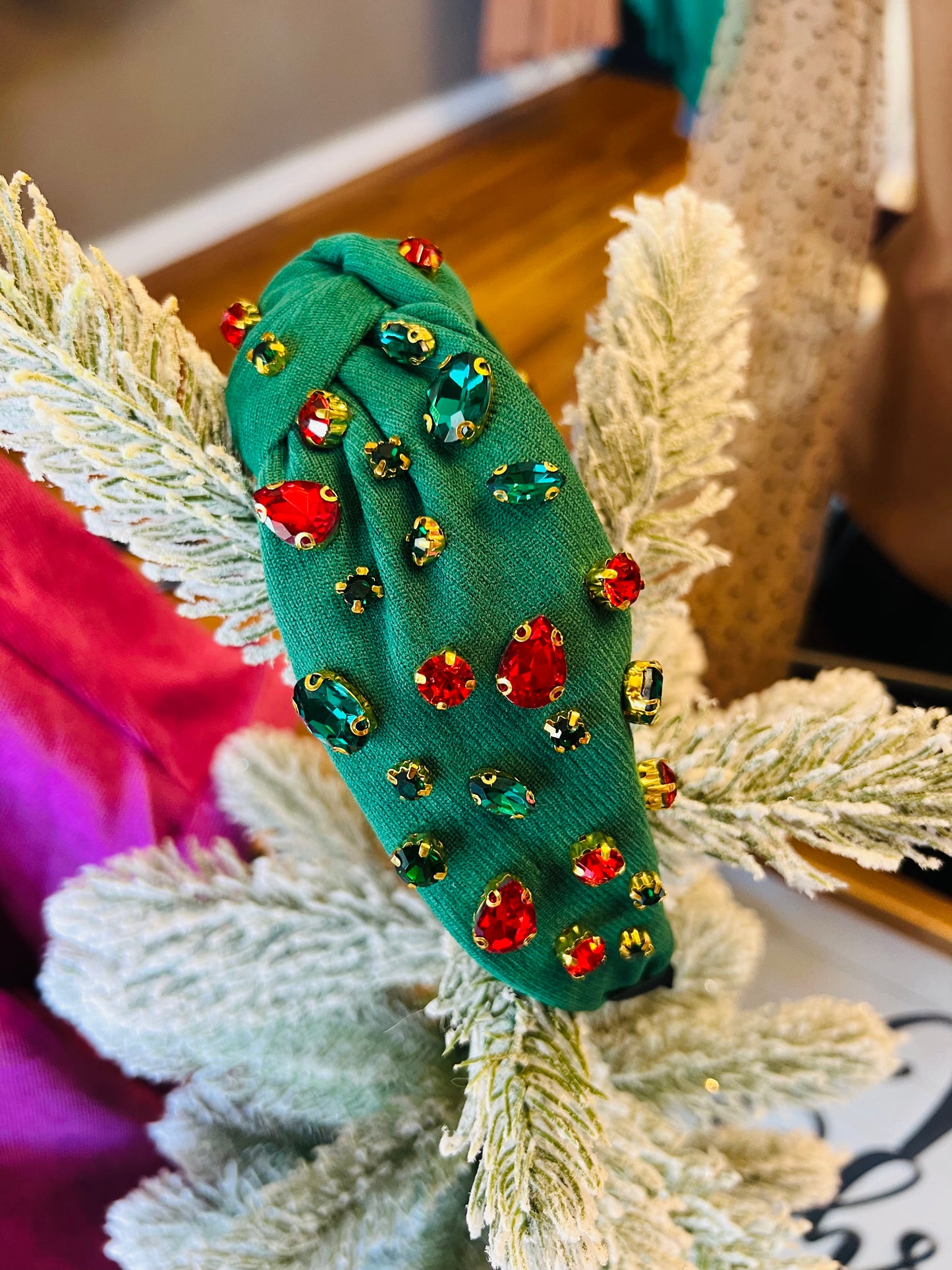 Merry In Green Headband